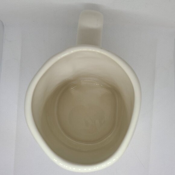 Rae Dunn Artisan Collection Magenta TEA Coffee Tea Cup Mug Abstract Shape. - Picture 5 of 6